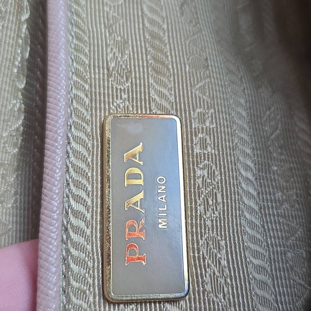 Prada Women's Tan Leather Tote Bag - Picture 8 of 16